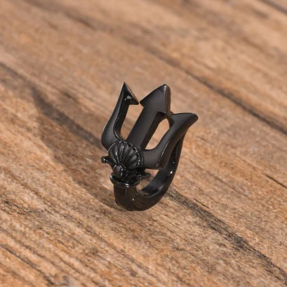 Ancient Poseidon Trident Hoops - Image 5