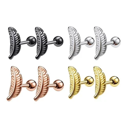 Punk Feather Cartilage Earring - Image 7