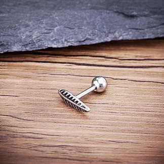 Punk Feather Cartilage Earring