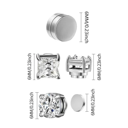 Magnetic Crystal Ear Studs - Image 4