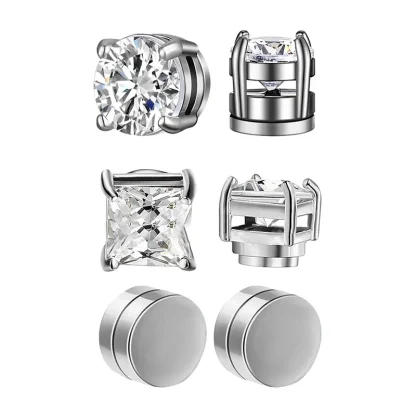 Magnetic Crystal Ear Studs - Image 3