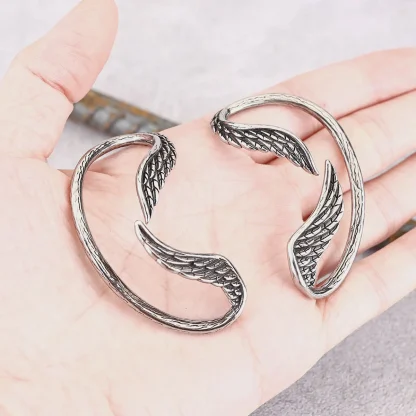 Feather Angel Wings Earrings - Image 4